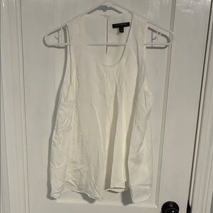 Banana Republic Cream Sleeveless Blouse